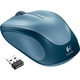 Logitech, Logitech Kabellose Maus Beidhändig M235 Grau