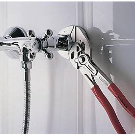 Zangenschlüssel L.180mm Spann-W.40mm verchr.Mehrkomp.-Hülle