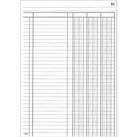 FAVORIT, FAVORIT Durchschreibebuch 3 Kolonnen 356 OK N weiss/weiss, nummeriert,D/F/I
