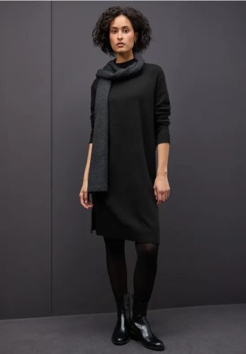 Street One, STREET ONE Strickkleid mit Rippbündchen