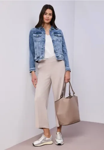 Street One, STREET ONE Jeansjacke mit Brust Taschen