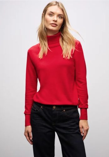 Street One, STREET ONE Rollkragenpullover mit Viskose