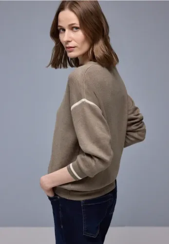 Street One, STREET ONE Strickpullover mit Kontrastdetails