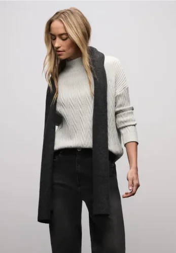 Street One, STREET ONE Rollkragenpullover mit Rippbündchen