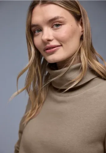 Street One, STREET ONE Sweater, mit Stehkragen