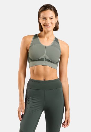 Odlo, ODLO Damen Sport-BH Seamless High Support olive | S