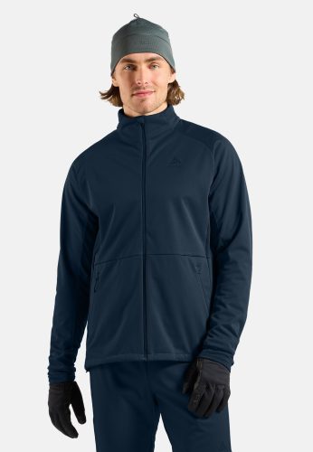 Odlo Essential Warm Langlaufjacke für Herren - Skilanglauf - marineblau, M