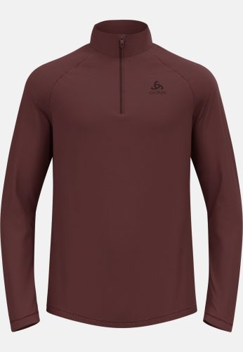 Odlo, ODLO Herren Unterzieh Zipshirt Besso Mid Layer braun | S