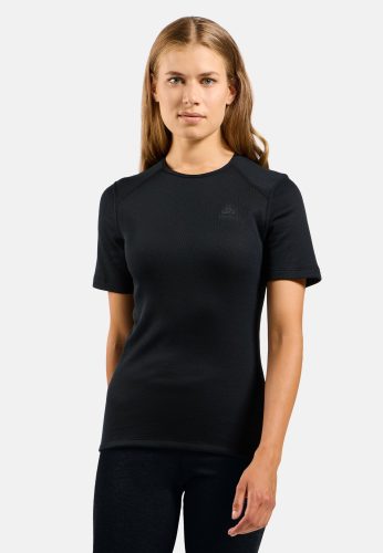 Odlo Active Warm Base Layer T-Shirt für Damen - Wandern, Ski & Snow - schwarz, M