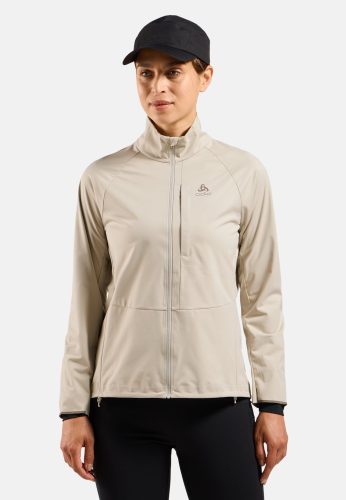 Odlo Zeroweight Pro Warm Laufjacke für Damen - Running - beige, M