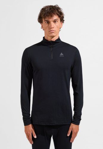 Odlo, Odlo Herren Merino 200 Turtle Neck Zip Longsleeve
