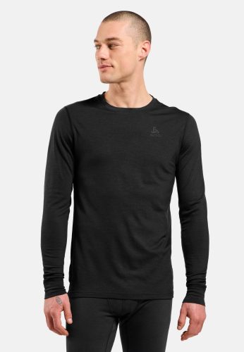 Odlo, Odlo - Thermo-Shirt, Natural Merino 200, S, Black