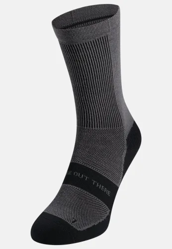 Odlo Performance Warm Run Crew-Socken - Running - schwarz, 45-47