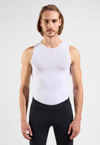 Odlo Zeroweight Performance Knit Dry Base Layer Tank für Herren - Radsport - weiss, S