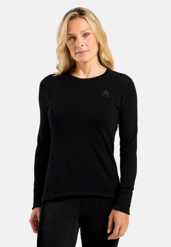 Odlo, ODLO Damen Unterzieh Funktionsshirt Natural Merino 260 schwarz | XL