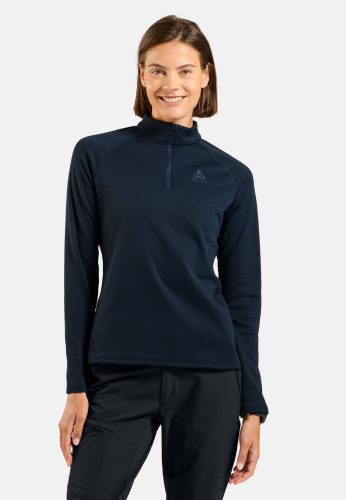 Odlo, ODLO Damen Unterzieh Zipshirt Besso Mid Layer dunkelblau | XS