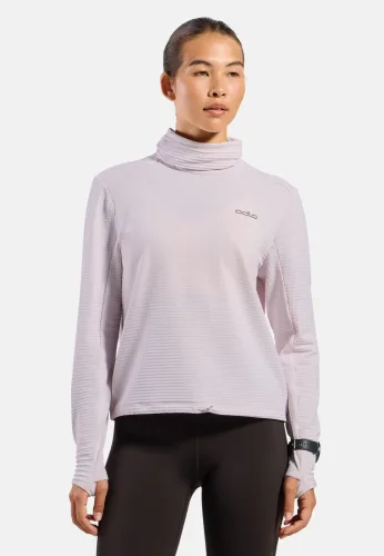 Odlo Essential Thermal Lauf-Mid Layer für Damen - Trail Running, Running - pink, M