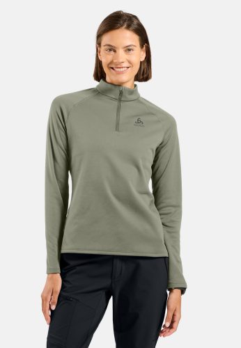 Odlo Besso Mid Layer Half-Zip für Damen - Ski & Snow - grün, XS