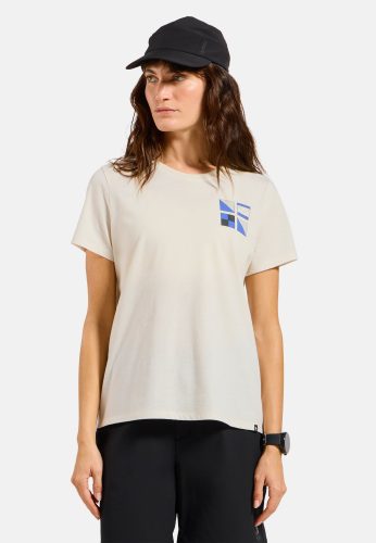 Odlo, Odlo Damen Cotton Blend Odlo Flags T-Shirt