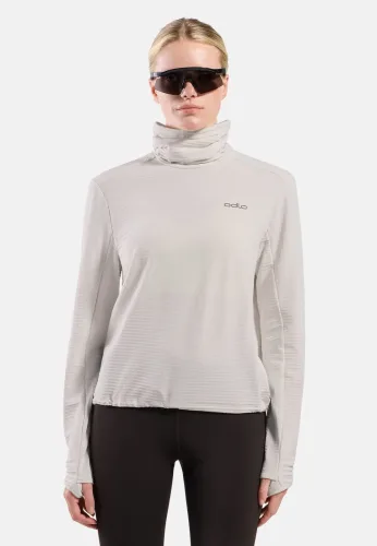 Odlo Essential Thermal Lauf-Mid Layer für Damen - Trail Running, Running - grau, XL