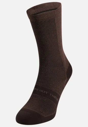 Odlo Performance Warm Run Crew-Socken - Running - braun, 42-44