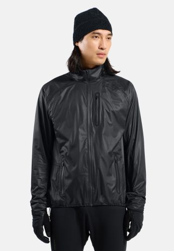 Odlo Zeroweight Dual Dry Waterproof Insulated Langlaufjacke für Herren - Skilanglauf - schwarz, M