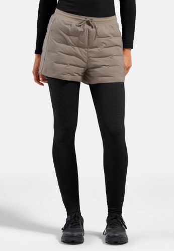 Odlo Zeroweight Insulator Laufshorts für Damen - Skilanglauf, Running - beige, XS