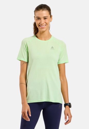Odlo Essential Seamless Lauf-T-Shirt für Damen - Training, Running - grün, M