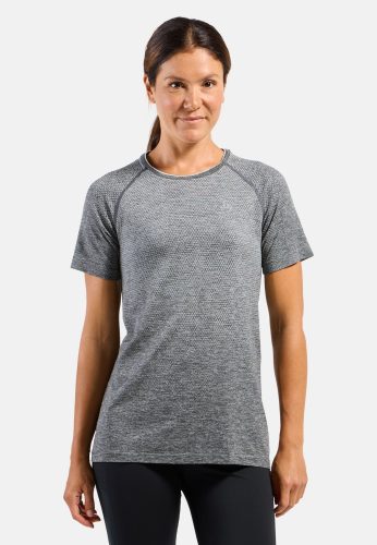 Odlo Essential Seamless Lauf-T-Shirt für Damen - Training, Running - grau, M