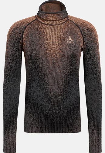 Odlo Blackcomb Base Layer mit Gesichtsmaske für Herren - Skilanglauf, Ski & Snow - maron, XL
