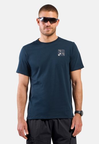 Odlo, Odlo Herren Cotton Blend Odlo Flags T-Shirt
