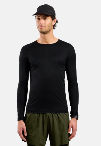 Odlo, Odlo Funktionsshirt "BL TOP crew neck l/s-ACTIVE LIGHT" mit Rundhalsausschnitt, Kurzarm-Design, schnell trocknend