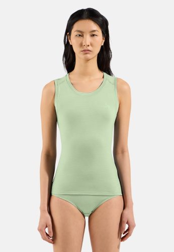 Odlo Merino 160 Base Layer Tank für Damen - Wandern, Radsport - grün, XL