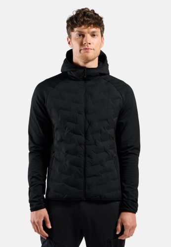 Odlo Zeroweight Insulator Langlauf-Hoodie Full-Zip für Herren - Skilanglauf, Ski & Snow - schwarz, XL