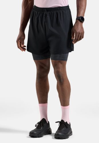 Odlo, Odlo Herren Zeroweight Print 2-in-1 Shorts