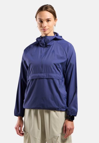 Odlo Essential Windbreaker Jacke für Damen - Wandern - blau, M