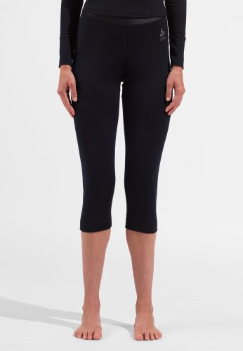 Odlo, ODLO Damen Hose Merino 200 3/4 schwarz | L