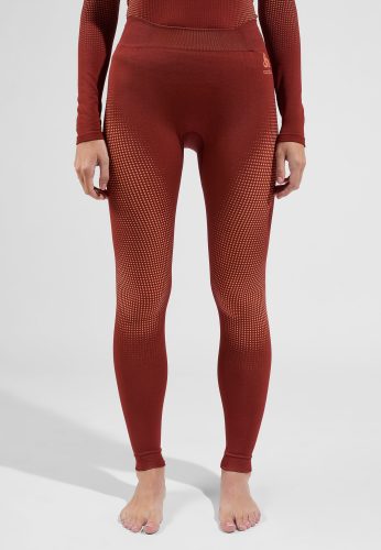 Odlo Performance Warm Base Layer Tights für Damen - Skilanglauf, Ski & Snow - rot, XS