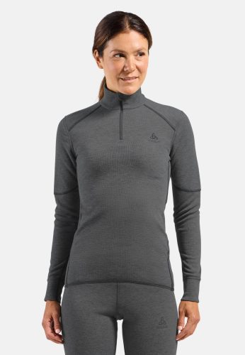 Odlo Active X-Warm Base Layer Half-Zip für Damen - Ski & Snow - grau, L