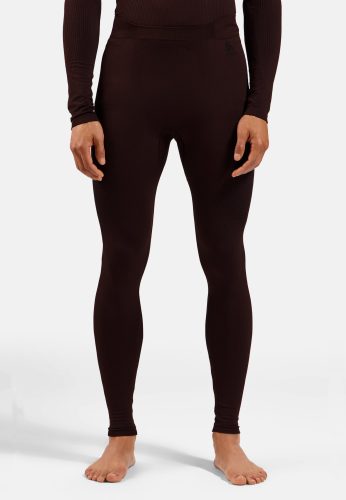 Odlo Performance Warm Base Layer Tights für Herren - Skilanglauf, Ski & Snow - maron, XXL