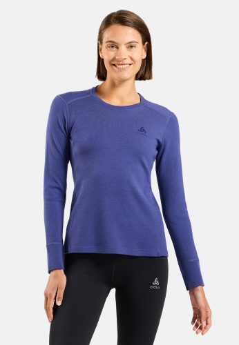 Odlo Merino 260 Base Layer Shirt für Damen - Wandern, Ski & Snow - lila, XL