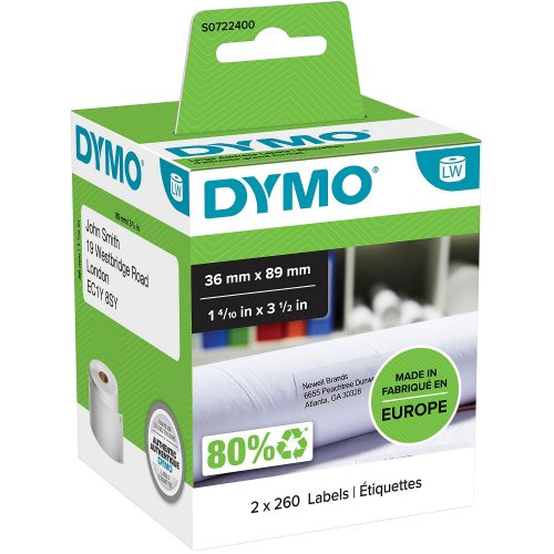 DYMO, DYMO Adress-Etiketten S0722400 permanent 89x36mm