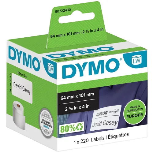 DYMO, DYMO Versand-Etiketten S0722430 perm.101x54mm 220 St&uuml;ck
