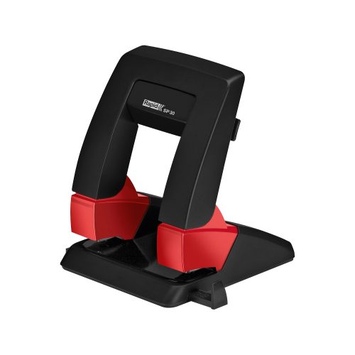 Rapid Supreme Press Less Locher SP30 2-fach 30 Blatt Schwarz, Rot