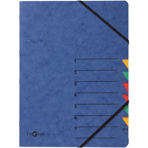 PAGNA, PAGNA Ordnungsmappe EASY A4 24061-02 blau 7 F&auml;cher