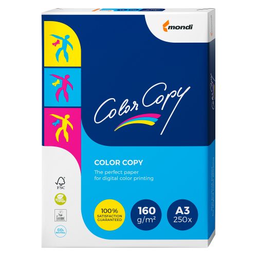 MONDI, MONDI Color Copy Paper A3 88008635 160g, weiss 250 Blatt