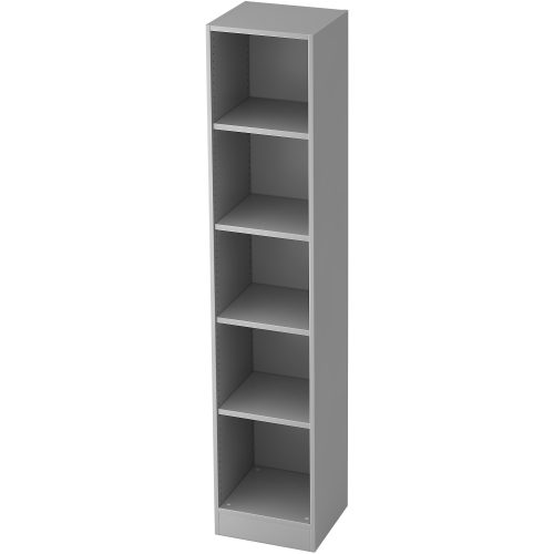 Hammerbacher Regal 5FH Grau 406 x 400 x 2.004 mm