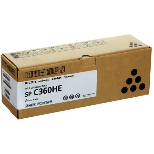 Ricoh, RICOH Toner black 408184 SP C360/361 7'000 Seiten