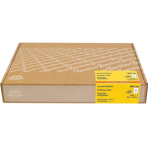 AVERY Zweckform Adressetiketten 8017-300 Selbsthaftend A4 Weiss 99,1 x 143,5 mm 300 Blatt à 4 Etiketten