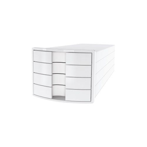 HAN, HAN Schubladenbox IMPULS A4/C4 1012-12 weiss, 4 geschl. Schubladen